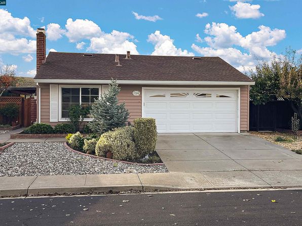 “ront view of suburban house in California with visible garage door and driveway.