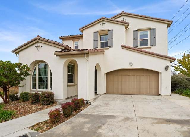 Suburban house in Dublin, California with visible garage door and driveway